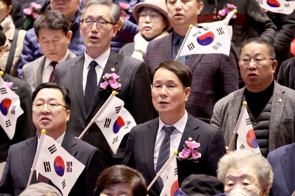 대전시의회 이상래 의장이 제105주년 3.1절 기념행사 참석했다. [사진=대전시의회]