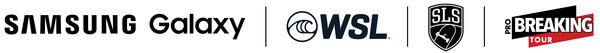 월드서프리그(WSL)·스트리트 리그 스케이트보딩(SLS)·프로 브레이킹 투어(PBT) 로고 이미지