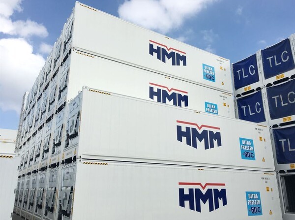 HMM의 초저온 냉동 컨테이너 '울트라 프리저'. [사진=HMM]