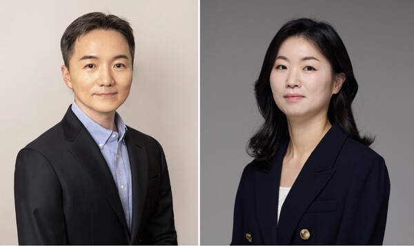 신동훈 삼성바이오에피스 부사장(왼쪽)과 신지은 부사장. [사진=삼성바이오에피스[