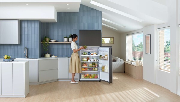 중남미에서 인기가 높은 상냉동··하냉장 냉장고 모델 사진